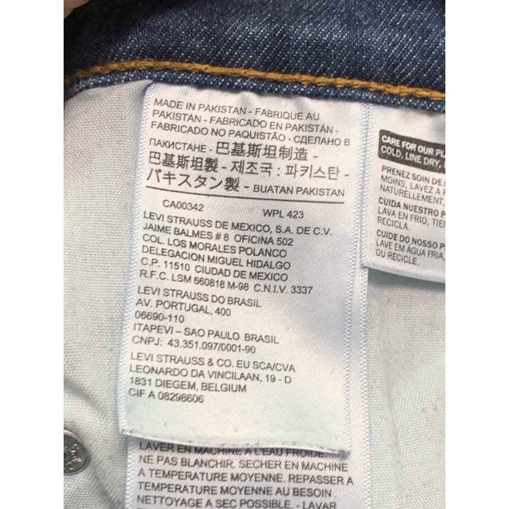 Levi’s Wedgie Skinny Raw Hem Cropped sz 32 Stretch‎ Highrise - Picture 9 of 10